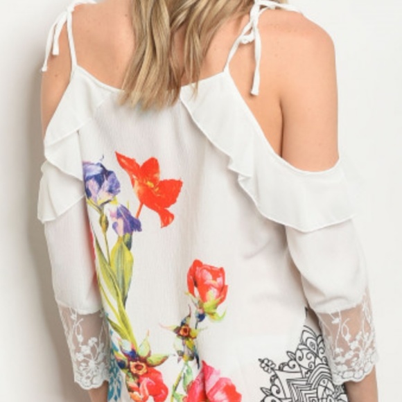 Melissa Cold Shoulder Scoop Neck Floral Dress HP - Picture 5 of 7